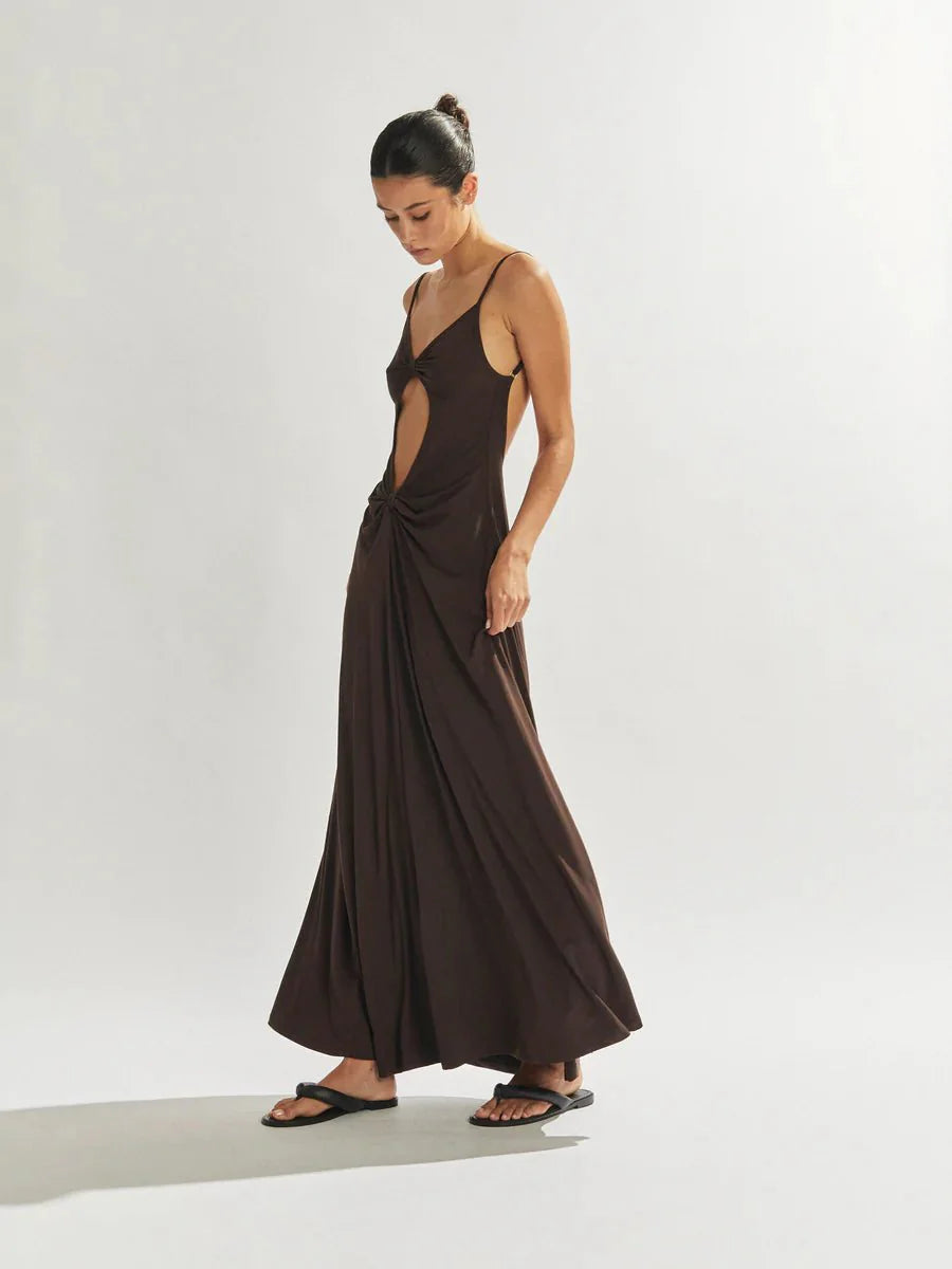 One Mile Sammy Maxi Dress - Cocoa