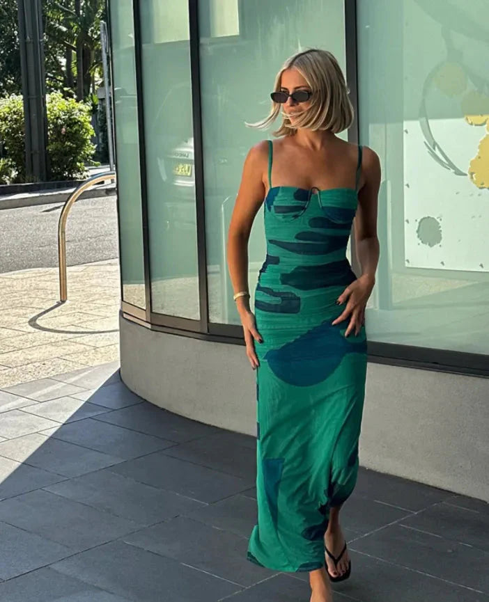 Sir The Label Frankie Gathered Midi Dress