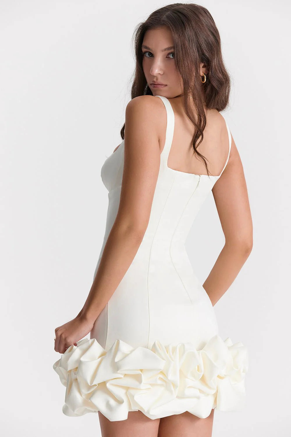 House Of CB Lilou Ruffle Hem Dress