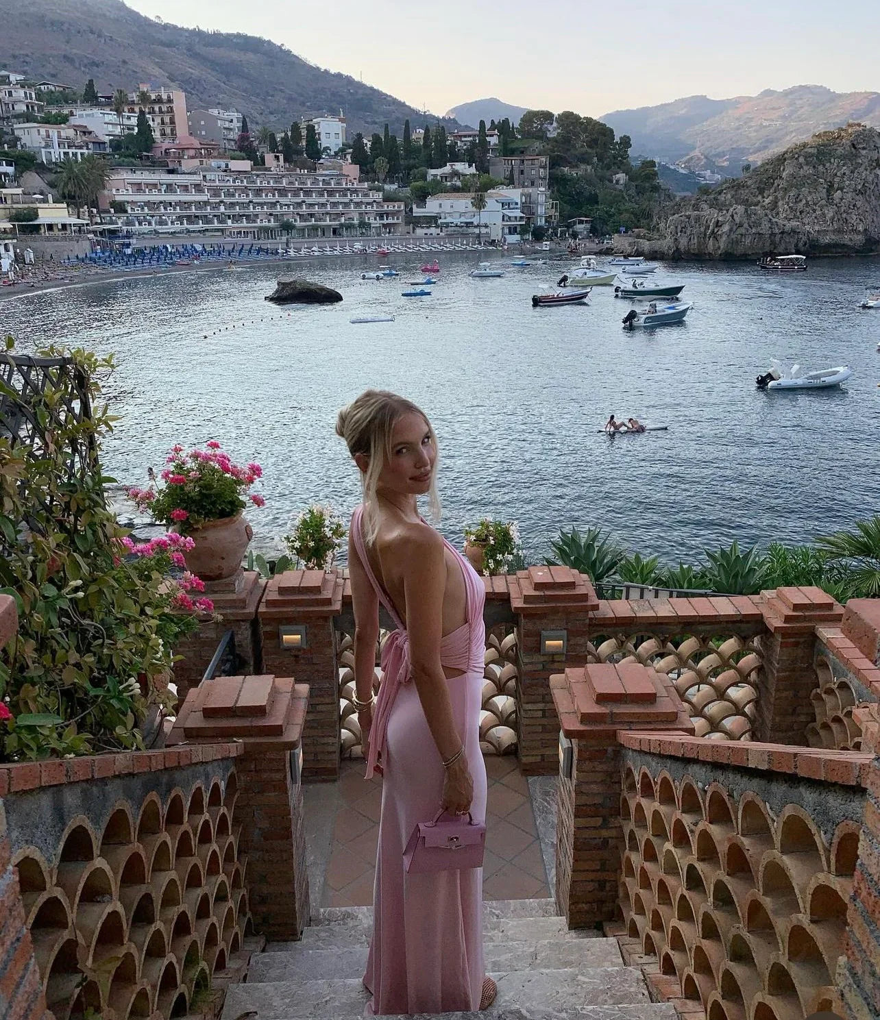 Natalie Rolt Fabienne Gown - Blossom Pink