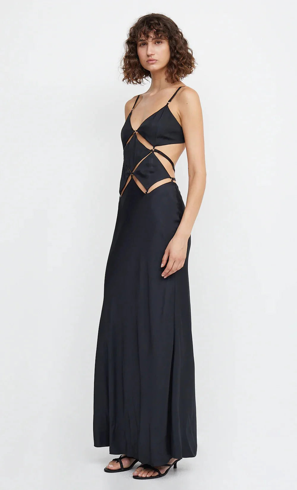 Bec & Bridge Diamond Days Strap Maxi Dress - Black