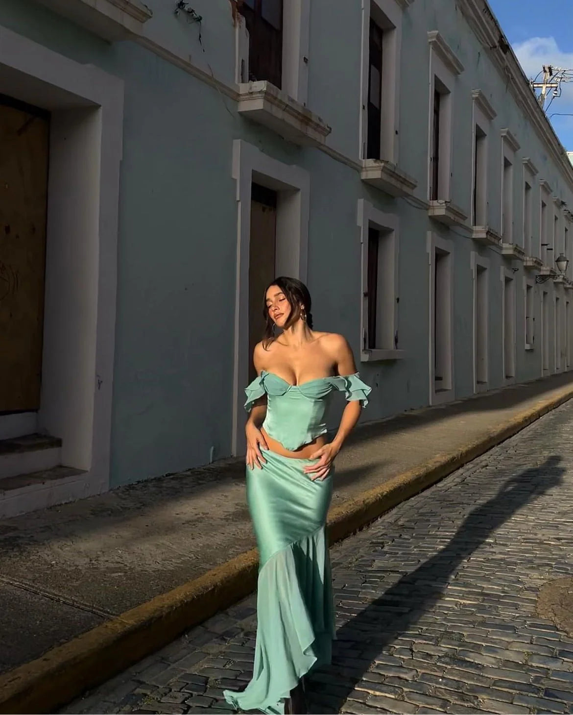 House Of CB Isabella Corset Top and Lila Skirt Set