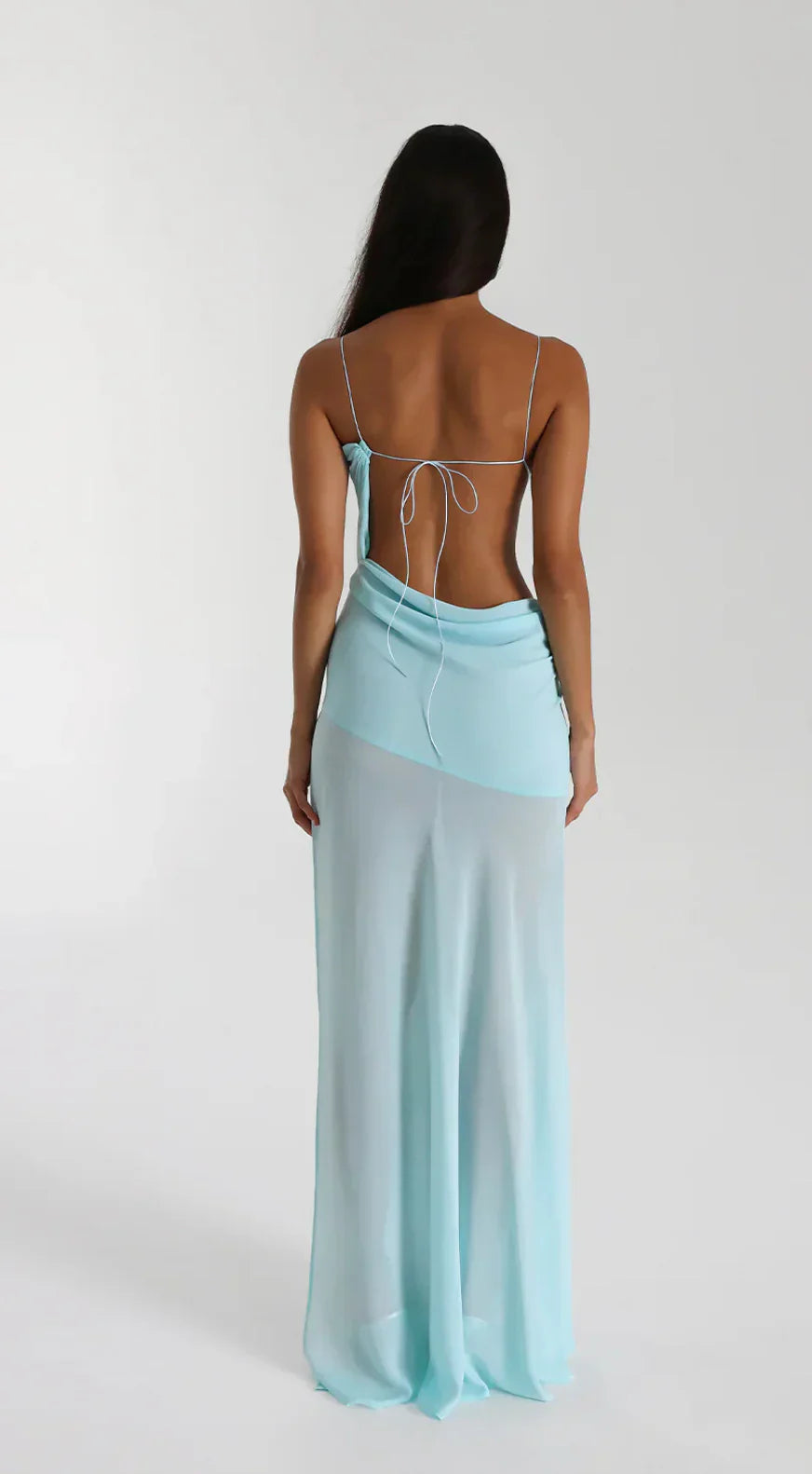 Natalie Rolt Dahlia Dress - Baby Blue