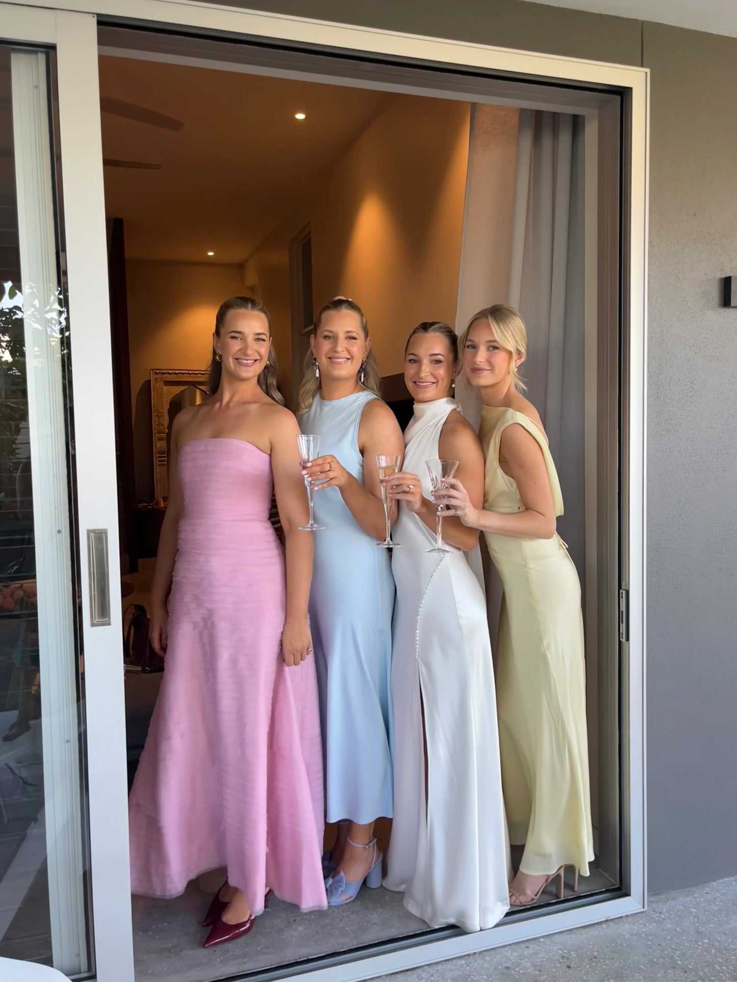 Aje Soundscape Maxi Dress - Chalk Pink