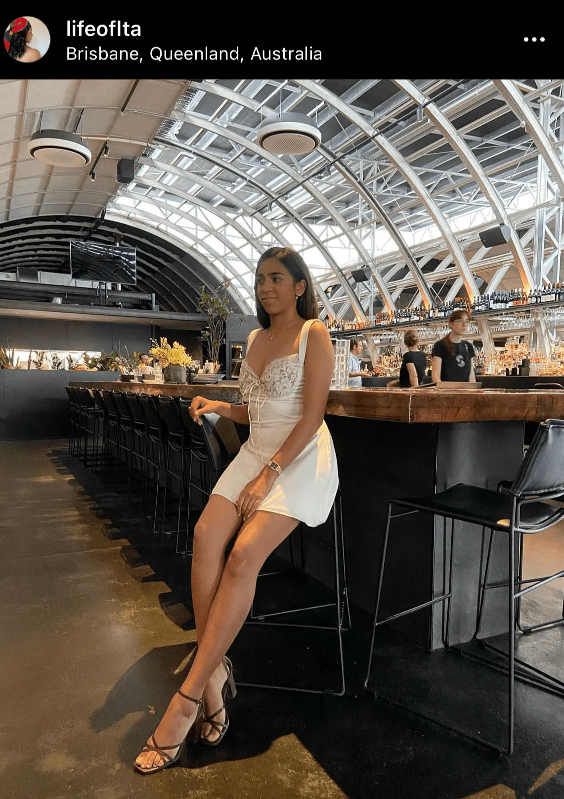 House Of CB Adriana Satin Mini Dress - Ivory