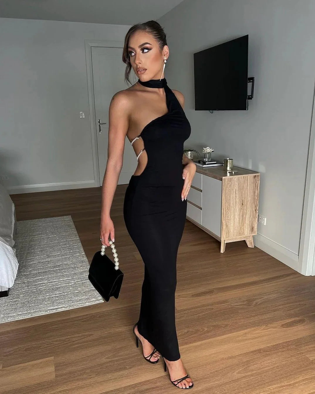 Khanum's Kara Scarf Maxi Dress