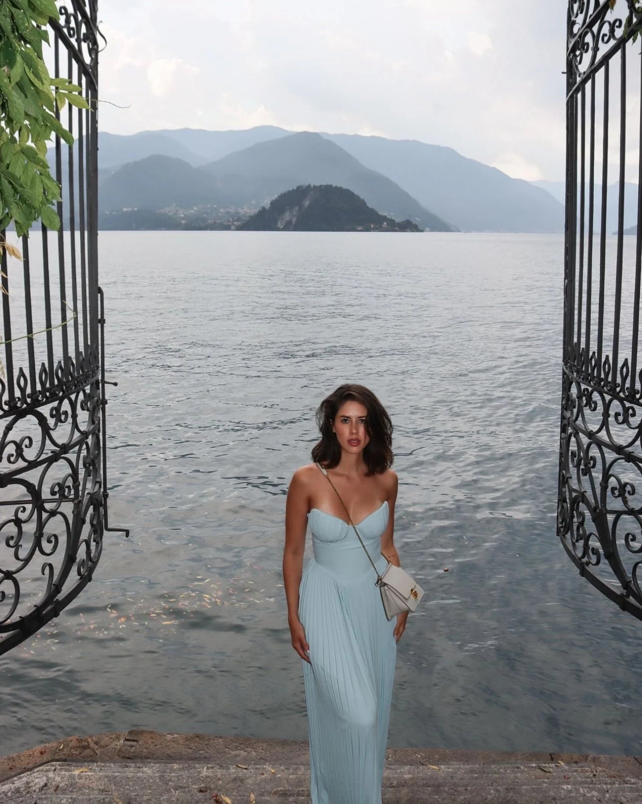 House Of CB Marcella Pleated Maxi Dress