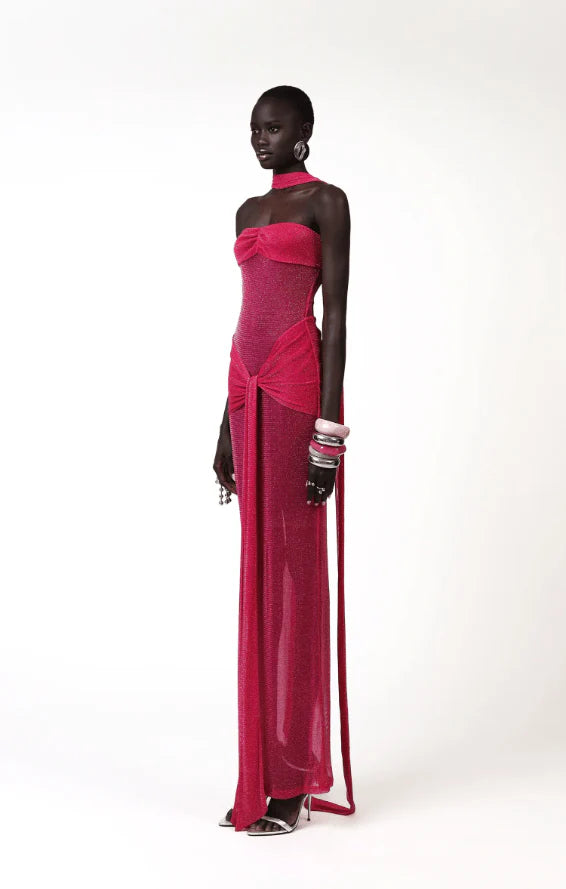 Khanums Kesca Maxi Gown - Pink