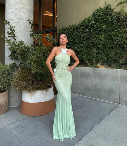 Huelleyrose Darya Dress - Green