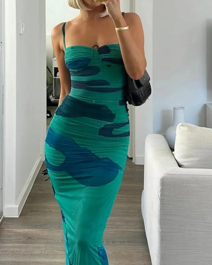 Sir The Label Frankie Gathered Midi Dress