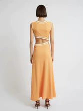 Christopher Esber Skewed Neck Multi Bind Dress - Orange
