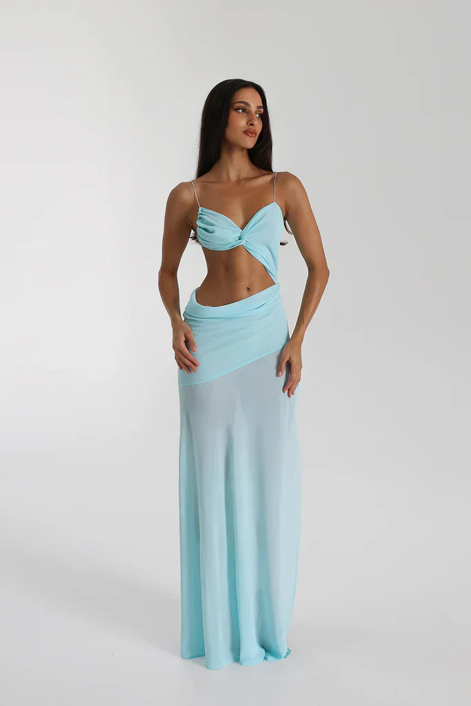 Natalie Rolt Dahlia Dress - Baby Blue