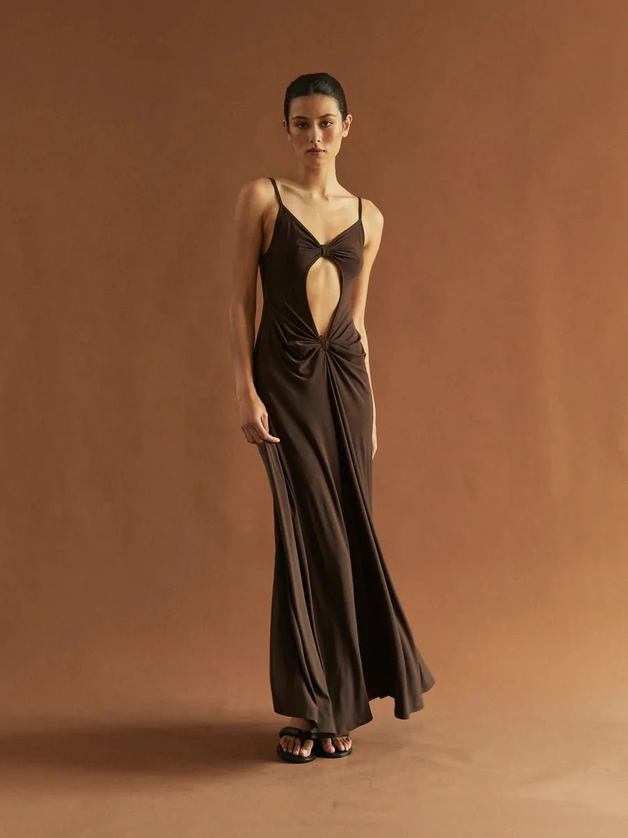 One Mile Sammy Maxi Dress - Cocoa