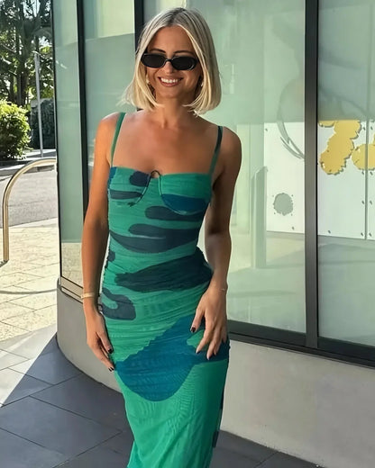 Sir The Label Frankie Gathered Midi Dress