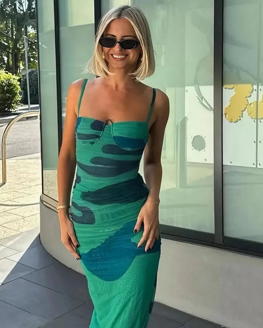 Sir The Label Frankie Gathered Midi Dress