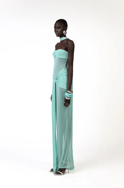 Khanums Kesca Maxi Gown - Mint