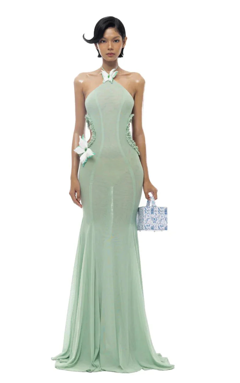Huelleyrose Darya Dress - Green
