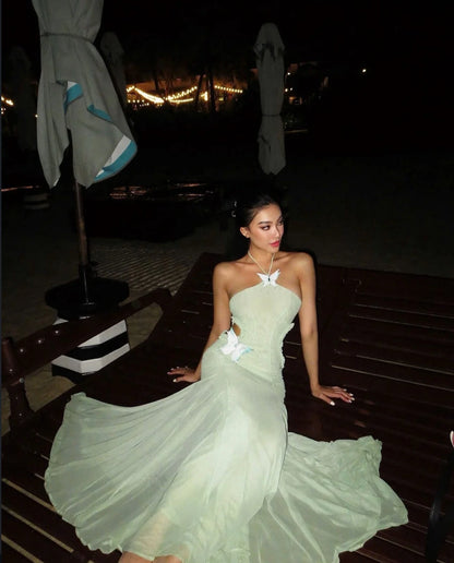 Huelleyrose Darya Dress - Green