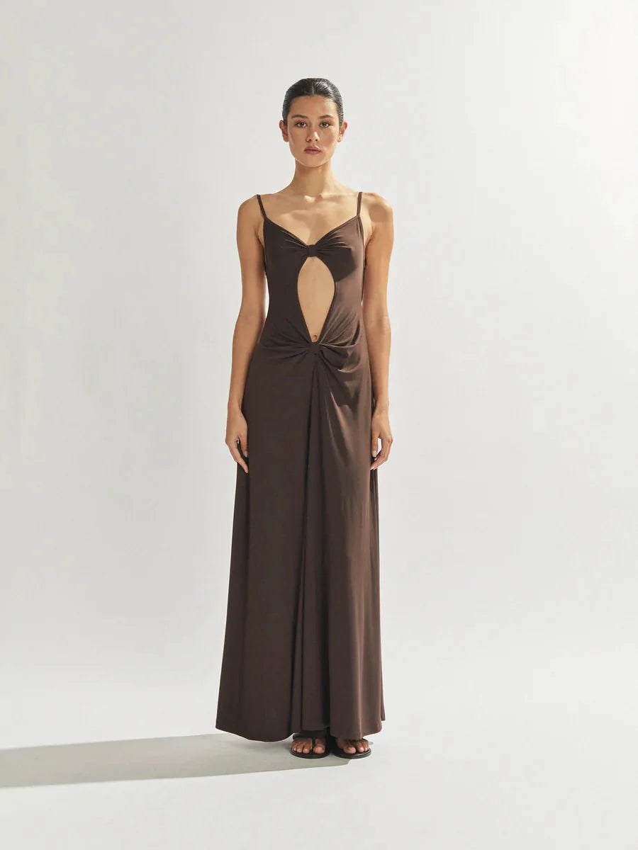 One Mile Sammy Maxi Dress - Cocoa
