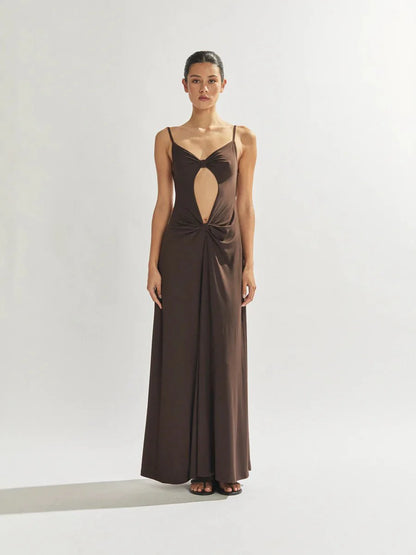 One Mile Sammy Maxi Dress - Cocoa