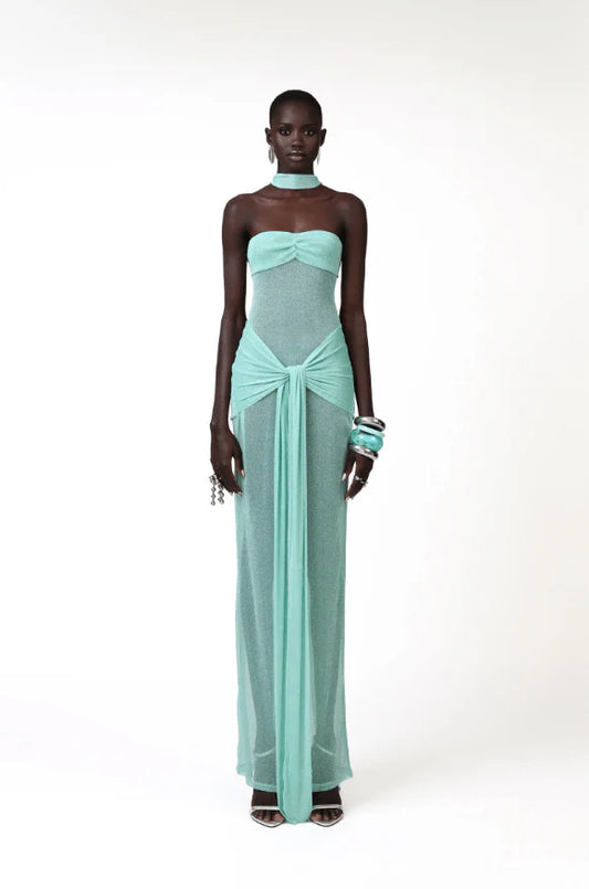 Khanums Kesca Maxi Gown - Mint