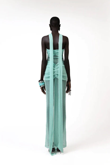 Khanums Kesca Maxi Gown - Mint