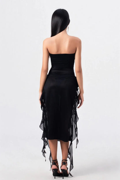 Fanci Club The Thieves Evening Dress - Black