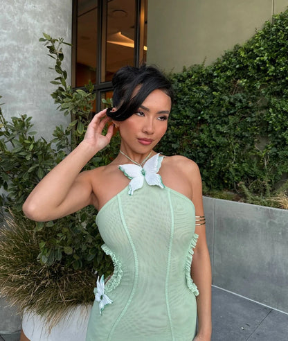Huelleyrose Darya Dress - Green