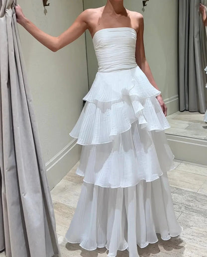 Aje Sunbeam Bustier and Cosmos Tiered Skirt Set