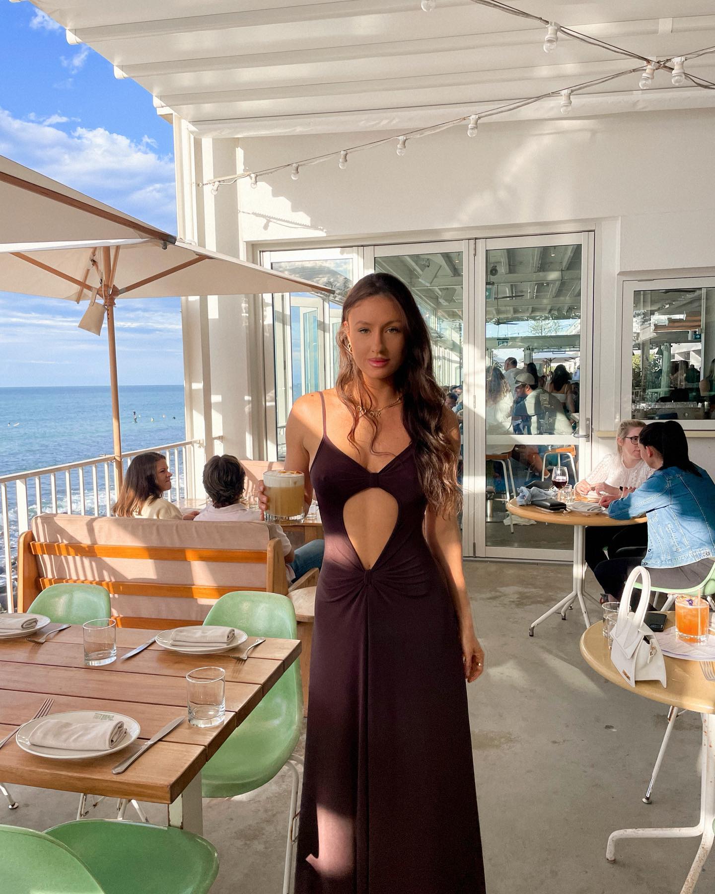 One Mile Sammy Maxi Dress - Cocoa