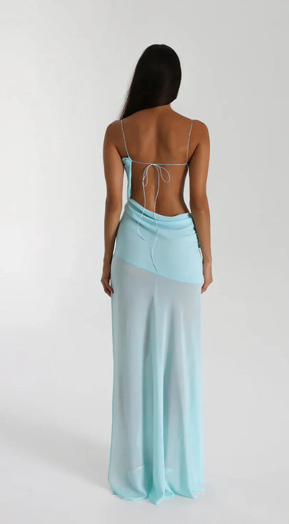 Natalie Rolt Dahlia Dress - Baby Blue