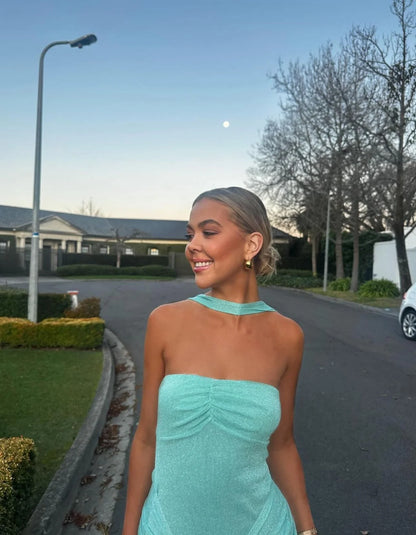 Khanums Kesca Maxi Gown - Mint
