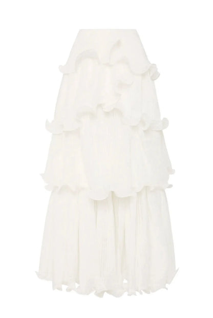 Aje Sunbeam Bustier and Cosmos Tiered Skirt Set