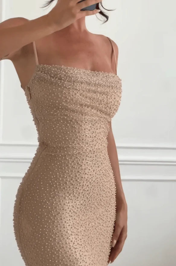 House Of CB Calla Seapearl Embellished Maxi Dress