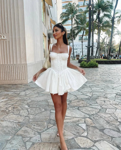 House Of CB Pietra Mini Dress - White