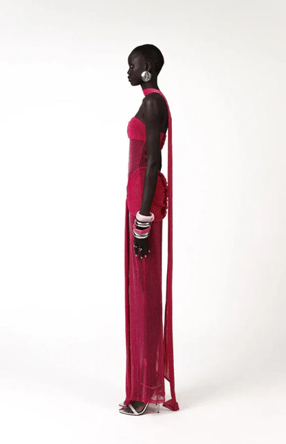 Khanums Kesca Maxi Gown - Pink