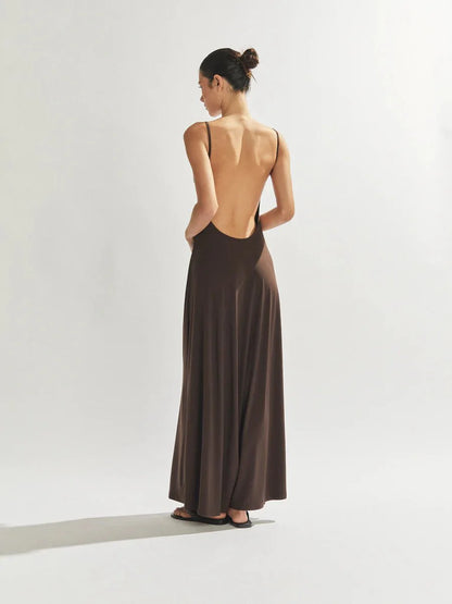 One Mile Sammy Maxi Dress - Cocoa