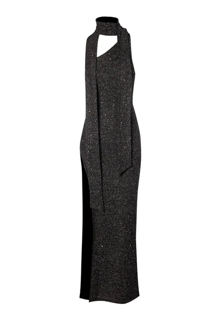 Asta Resort Jennifer Dress Charcoal Sequin