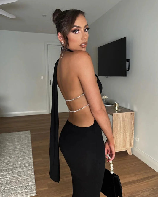 Khanum's Kara Scarf Maxi Dress