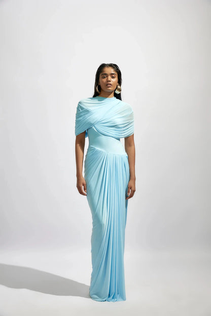 Deme By Gabriella Jasmine Maxi Dress - Baby Blue