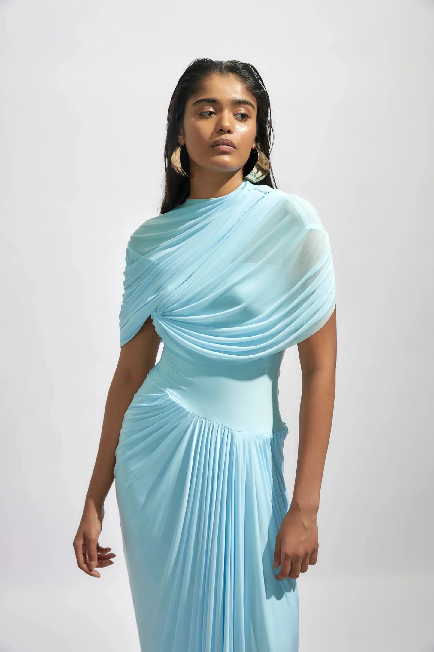 Deme By Gabriella Jasmine Maxi Dress - Baby Blue