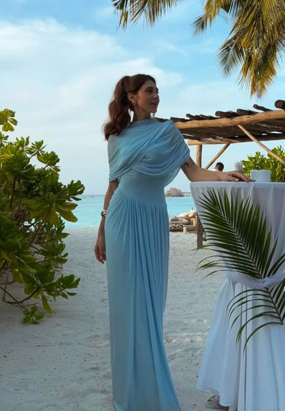 Deme By Gabriella Jasmine Maxi Dress - Baby Blue