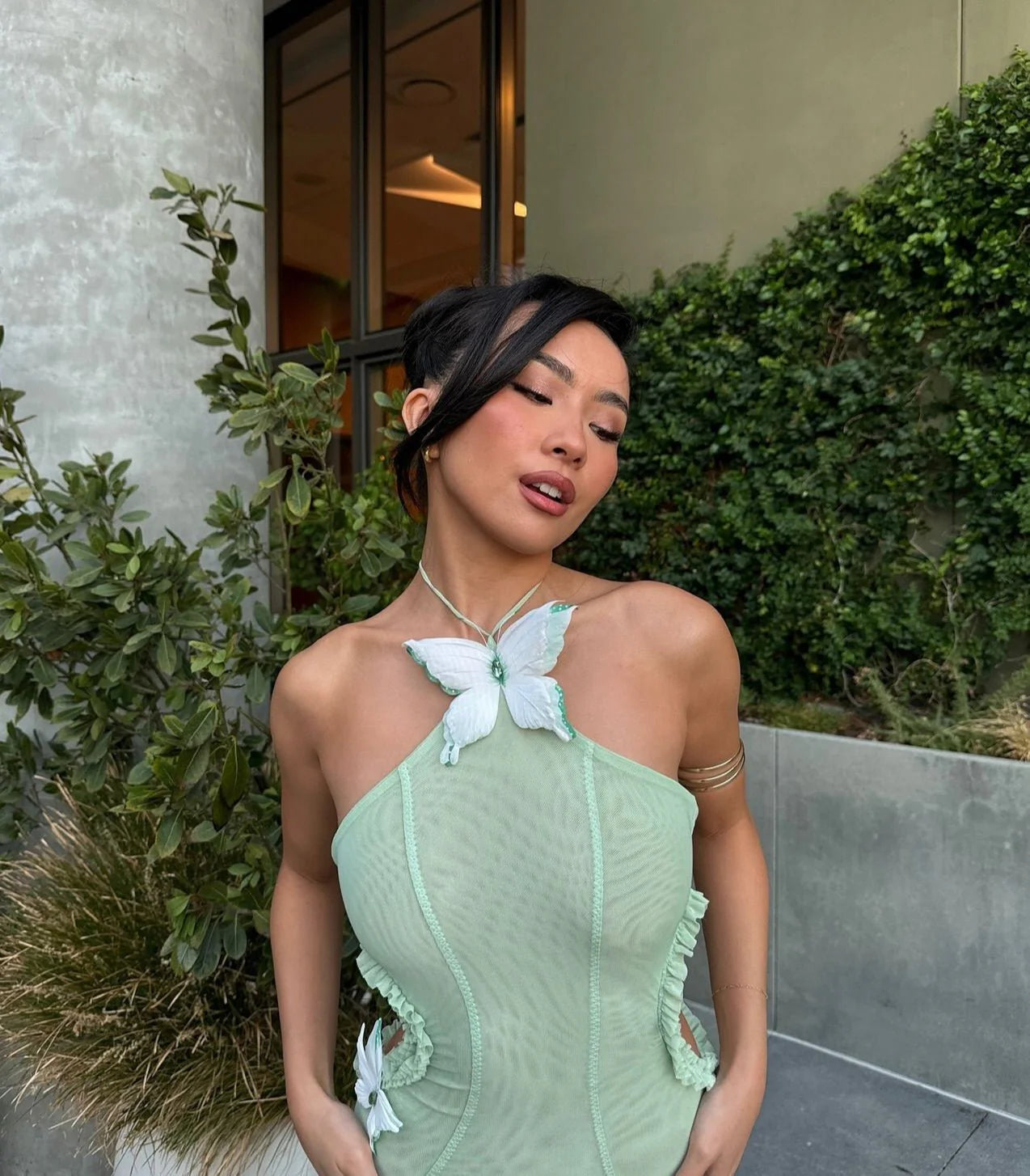 Huelleyrose Darya Dress - Green